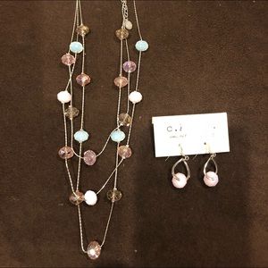 c.A.K.e. Necklace & Earring Set